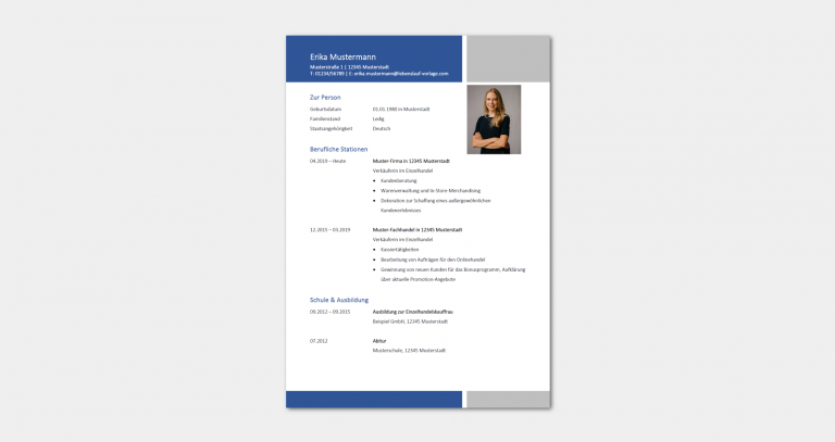 Lebenslauf Verkäufer / Verkäuferin Einzelhandel: Wichtige Inhalte, Muster & Beispiele